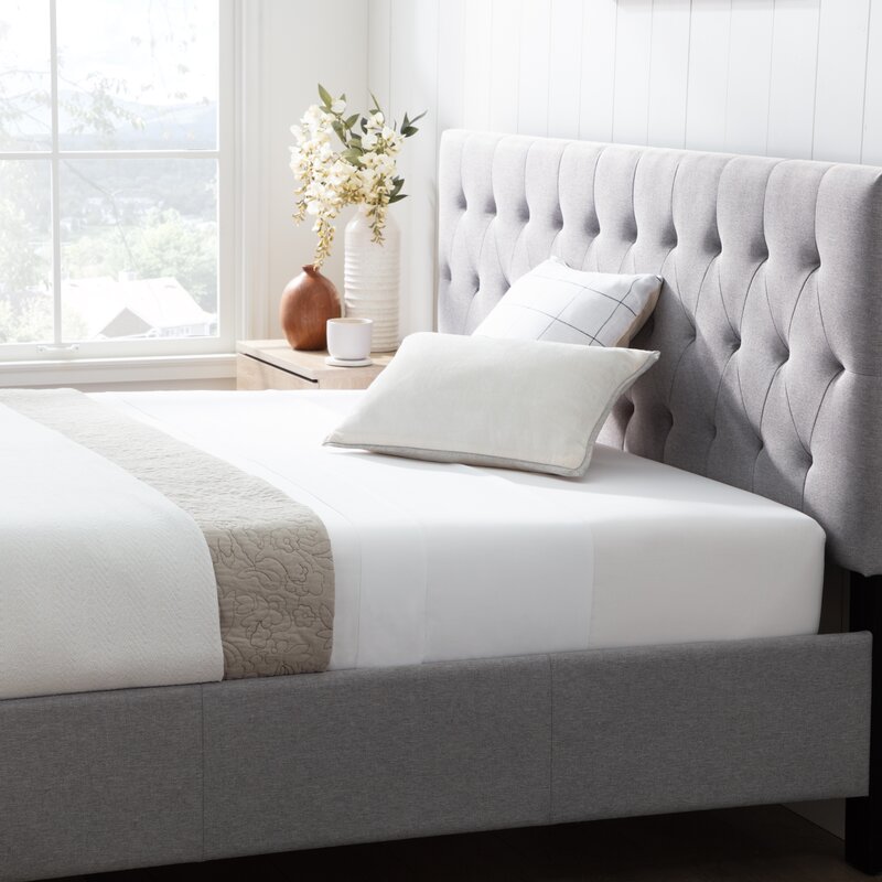 Gabouray tufted shop platform bed